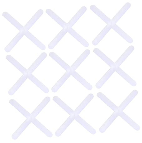 DOITOOL 2000pcs Tile Cross Spacers for Grout Installation Tiling Tools for Wall and Floor Pe Material for Ceramic Tile Laying