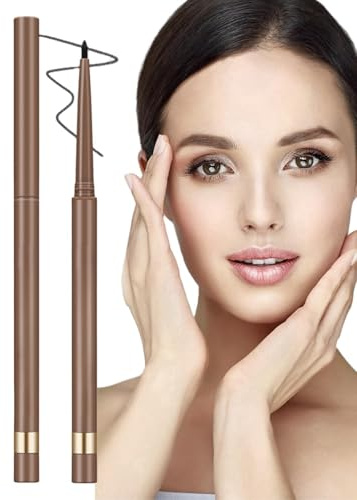 2 in 1 Eye & Lip Liner Pencil,Waterproof, Smudge-Proof,Matte Retractable Eyeliner Pen,Long-Lasting Highly Pigmented Gel Formula,Eye Liner Pencils,Eyeliner Pen for All Eye Shapes Available,Black