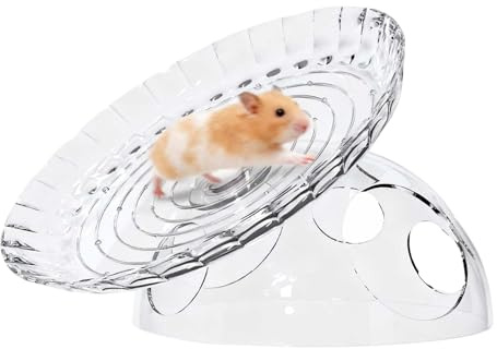 Rueda de hámster | de Ejercicio Estable y silencioso para Animales pequeños, Corredor para hámster, para Conejos holandeses, erizos, ermitaño, Ardillas barbudas, Chinchillas