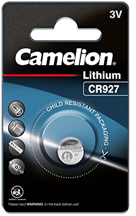 Camelion Botón de la célula de litio, CR927 / DL927 / E-CR927, 3V - 1 piezas