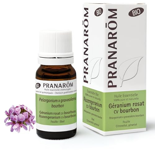 Pranarôm | Huile Essentielle Géranium Rosat Cv Bourbon | Pelargonium x graveolens bourbon