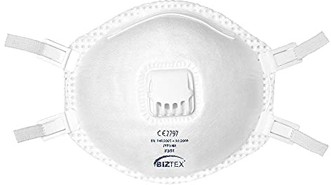 FFP3 Respirator Valved (Pk10) - Color: White