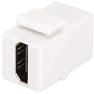 DIGITUS Connettore Keystone HDMI 2.0 - Per DN-93832 - Bianco puro (RAL 9003)