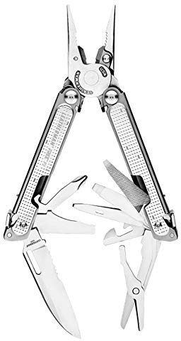 LEATHERMAN, FREE P2 Multitool with Magnetic Locking, One Size Hand Accessible Tools, Made in the USA
