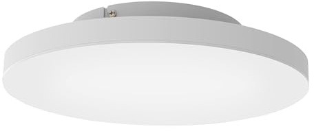 EGLO connect.z Smart-Home LED Panel Turcona-Z, Deckenlampe Ø 45 cm, ZigBee, App und Sprachsteuerung Alexa, Lichtfarbe einstellbar (warmweiß-kaltweiß), RGB, dimmbar