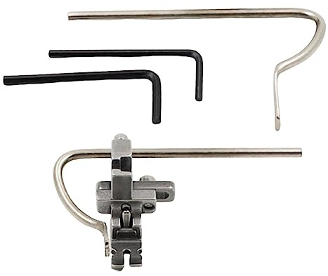 F Fityle Prensatelas para acolchado de guía, pies para acolchado, multiusos, fácil instalación, suministros para máquinas de coser, ajustables industriales