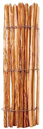 43138 Clôture en lattis en noisetier 120 x 250 cm Clôture à double fil Kit complet