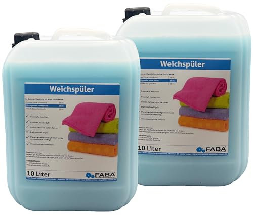 FABA Weichspüler 2 x 10 Liter (blau/blau)