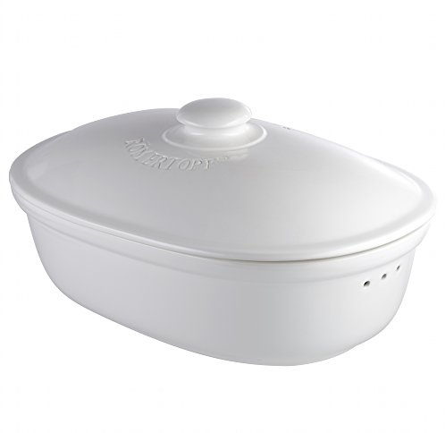 Römertopf 2 810 04 Bread Crock Oval Mått: 44 x 26 x 19,5 cm Vit