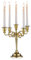 Sziqiqi Candeliere nozze, Candeliere candelabro In lega di zinco, Candeliere della cena a lume di candela, ornamento casa creativo, Oro
