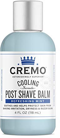 CREMO - Cooling Baume Après-Rasage Rafraîchissant Pour Homme | Anti-Feu du Rasoir | 118ml