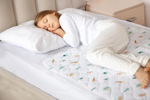 Almohadillas de Entrenamiento para Orinal para niños pequeños, Suave, Impermeable, Protector de orina para niños, Multicapa, Antideslizante, Lavable, Absorbe hasta 2000 ml, 90 x 85 cm, Explorer