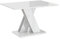 PROROOM FURNITURE - Onyx Mini - Couchtisch 120x60 Höhe 60 cm - Kaffeetisch Rechteckig - Sofatisch - Coffee Table - Wohnzimmertisch Modern - Beistelltisch Klein - Weiß Hochglanz