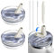 ALAFLY 2 Pack 40 oz Flip Straw Lid Replacement for Stanley Quencher Cup, Leak Proof Splash Resistant Tumbler Lids, Detachable & Easy Cleaning, Reusable Stanley Cup Accessories, White