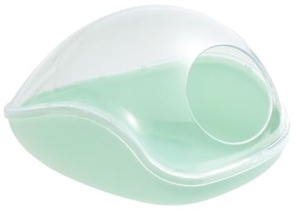 Ronyme Bac de Bain pour Hamster, Conteneur de Sable pour Chinchilla, Habitat pour Rongeurs, Vert