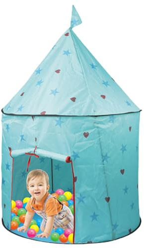Tienda de campaña para juegos sensoriales – Carpas para niños para interiores, carpas para actividades relajantes | Divertida piscina de bolas para niños para jugar, dormir, leer, patrón de estrellas