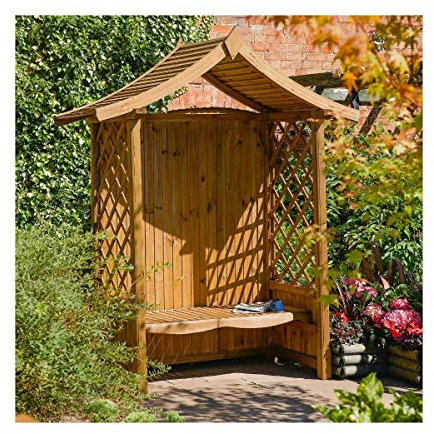 Tenbury Arbour Pressure Treated Wooden Timber Garden Seat