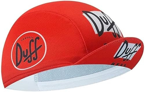 Bikingbros Duff Beer Cycling Cap - Retro Cycling Hat-Under Helmet - Cycling Helmet Liner Breathable&Sweat Uptake
