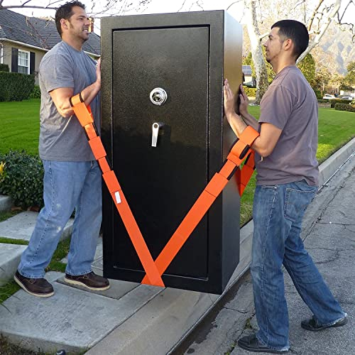 Warmiehomy Lifting and Moving Straps, Lifting Straps for 2 Movers, Furniture Moving Strap(2-Persons) Large load-bearing & No Back Pain