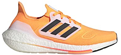 adidas Ultraboost 22 para Hombre, Naranja Destello/Negro/Blanco Nube, 42 EU