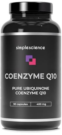 Ultra Pure CoQ10 400MG | 90 Servings | >99% Ubiquinone Coenzyme Q10 | High Strength Antioxidant Supplement | Lab Tested | Naturally Fermented | UK-Manufacture, GMP and Non-GMO