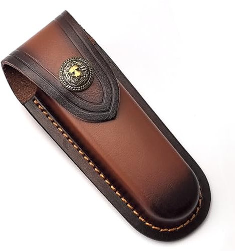 Étui à Couteau de Poche, Gaine de Couteau, Étui Couteau Cuir, Gaine Couteau Vintage, Étui à Couteaux Poche Pliant, Etui Couteau Pliant, Gaine de Couteau Étui à Couteau, Convient aux Couteaux de Poche