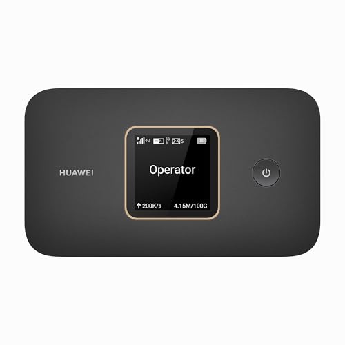HUAWEI 4G Mobile WiFi 3 (with Screen), E5785, Router, Point d'accès Mobile Portable Cat,7, routeur Mobile avec Carte SIM, téléchargement LTE 300 Mbps, Compatible avec Toutes Les Cartes SIM