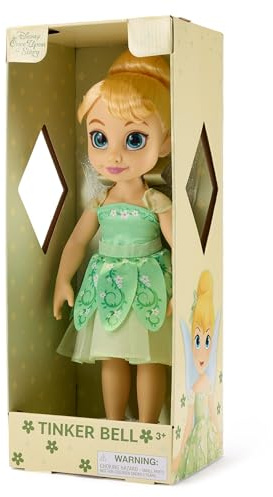 Disney Store Official - Peter Pan - Tinkerbell - Puppe mit Spielzeughaarbürste - 40,5 cm/16 - Once Upon a Story Kollektion - Ab 3 Jahren