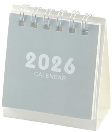 Calendario de escritorio 2026 17 meses de introducción 08/2025 a 12/2026, planificador de planificación de escritorio para oficina y hogar