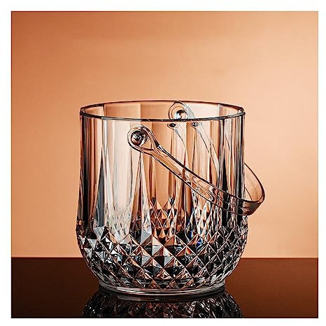 Secchiello Per Il Ghiaccio Secchiello for il ghiaccio Acrilico trasparente Buono for 1 bottiglia di vino o champagne Secchiello for il ghiaccio, 1,2 litri Secchielli Per Il Ghiaccio Per Feste