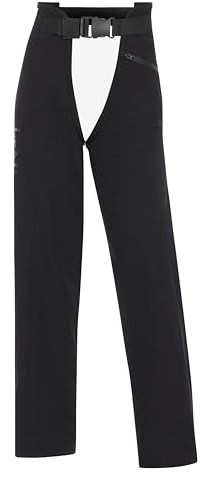 LeMieux Young Rider Stormwear Waterproof Chaps - Thermal Fleece Lining - Silicone Knee Grip - Black - 13-14years