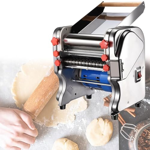 Professionell kommersiell elektrisk bladskärare 16/18/20 cm, professionell cateringmaskin, pastamaskin, elektrisk pastamaskin, för hushåll och kommersiellt bruk (FKM160)