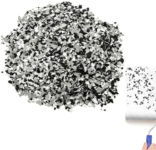 Granulado Decorativo Color Cemento, 500 g, Particulas de 1-3 mm para Suelos y Paredes, Acabado Texturizado para Resina Epoxi y Proyectos DIY en Salon, Dormitorio, Garaje e Interior Exterior