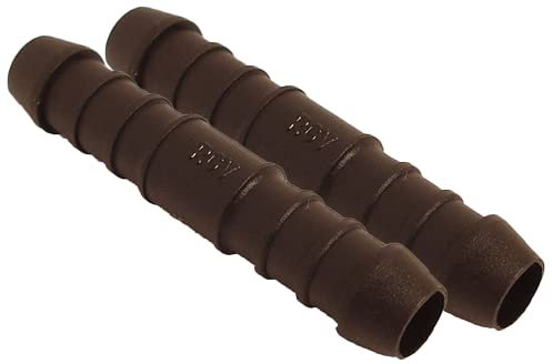 Connecteur Tuyau en Plastique Droit x2 – Diamètre Extérieur 8 mm – pour tuyaux