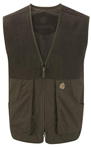 Shooterking Forest Vest Dark Olive/Brown