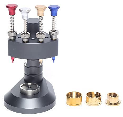 LIKARVA Watch Hand Setting Tool, High-Precision 4 Pin Needle Loader Watch Hands Pressers Tool Watchmakers Setting Fitting Press Needles Repair Kit Presser Lifter Puller Plunger Remover