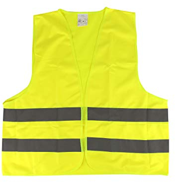 APA Bundle 86053 Warnweste, Gelb, XL 86054 Warnweste, Orange, XL (Packung mit 2)