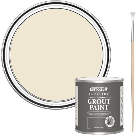 Rust-Oleum Ultra-Durable Beige Floor Tile Grout Paint -Quarry Lime 250ml