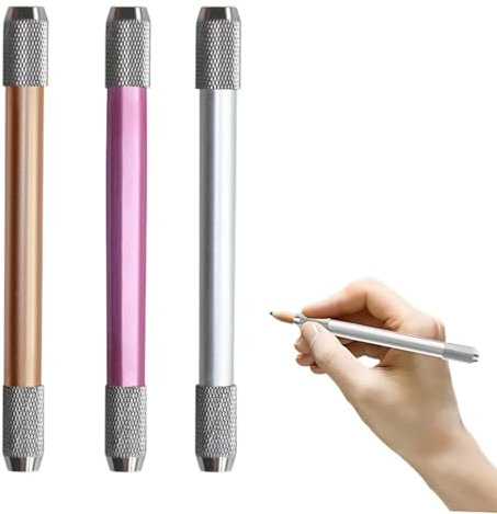 3 Stück Stiftverlängerung, Farbe Bleistiftverlängerung, Verstellbar Aluminiumlegierung Aluminium Bleistift Extender für Schule Malatelier Schreibgerät,stiftverlängerung,bleistiftverlängerung