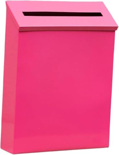 NSTVVEE Cassetta Postale da Parete, Porta giornali, Cassetta Postale Decorativa Antipioggia, Cassetta Postale in Metallo per casa, Ufficio, cancello Esterno (F)