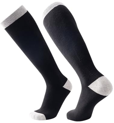 GIAYEU Calcetines de esquí Calcetines de esquí for hombres y mujeres Tubo largo Antideslizantes Amortiguadores Senderismo y deportes al aire libre for esquí, snowboard, deportes al aire libre