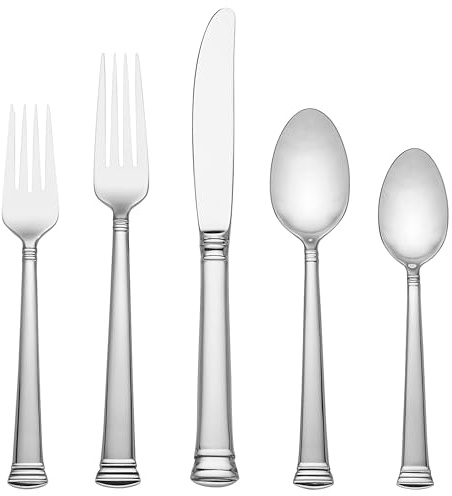 Lenox Eternal 20-Piece 18/10 Silverware Set for 4, Flatware