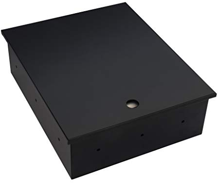 ARREGUI Cajón Basa 20000-S7C Cajón para camuflar la Caja Fuerte Basa en el suelo, 12,5x31,5x38,6 cm, negro