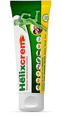 HelixCrem| Crema natural con Proteína de Caracol y Árnica| Efecto calmante para el dolor cervical y contracturas | Ideal para el masaje en cuello y espalda | Alivio lumbar | Fórmula natural