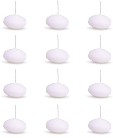 DONAU HOME Set simljus/vit/12 stycken/2,8 x Ø 4,8 cm/4 timmar brinntid/simljus vax Sans parfym/flytande varma värmeljus stearinljus/för middag, bröllop, alla hjärtans dag
