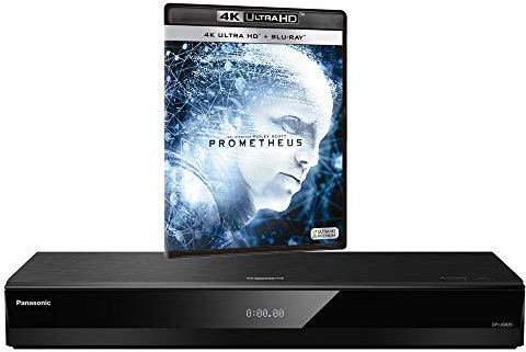 Panasonic DP-UB820 MULTIREGION for DVD Blu-ray Player Bundle with Prometheus Ultra HD 4K Blu-ray Disc