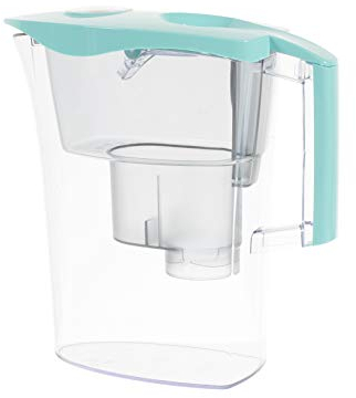 LAICA Jarra Filtrante MikroPLASTIK-STOP (3L) - Doble Filtración con 3 Filtros bi-flux + 1 Filtro Microplásticos - Bloquea hasta 99.9% de Microplásticos (1 μm) - Con Temporizador - Italia