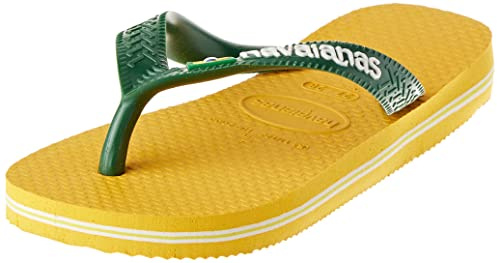 Havaianas Brasil Logo Mixte, jaune (Pop Yellow), 23/24