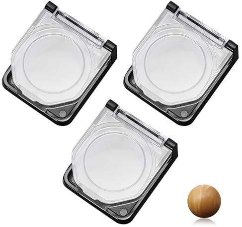 YIMATEECO Knappskydd, knappskydd, 3 st. knappsbrytare, skydd, PC, strömbrytare för tryckknapp, vattentätt och dammtätt, för 22 mm, tryckknapp (transparent, 3 stycken)