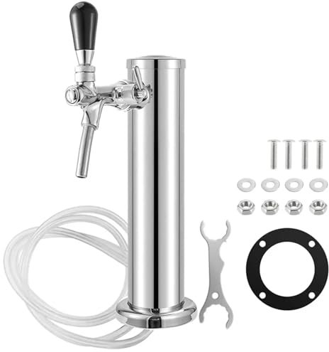 Colonne à BièRe Avec Robinet Tour de bière à la maison, tour de robinet de bière réglable simple, tour de bière à sens unique for distributeur de bière, Bar Tour à BièRe Pour La Maison, Le Bar, Les Pi
